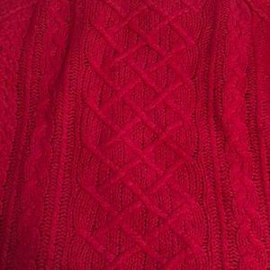 Long sleeved dark pink sweater